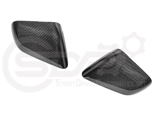 2015-2023 FORD MUSTANG W/ SIGNAL LIGHT | CARBON FIBER SIDE MIRROR CAP COVER PAIR